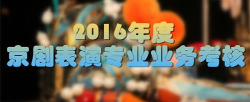 美女扣逼私密直播网站下载国家京剧院2016年度京剧表演专业业务考...